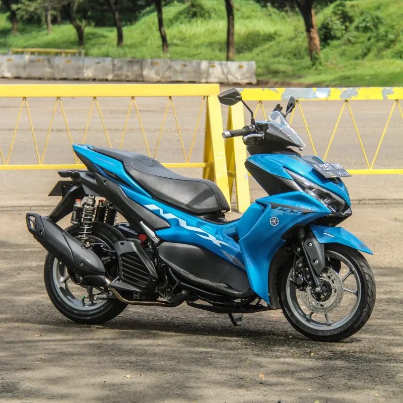 Jual Striping Sticker All New Aerox Connected Nvx Transparan Blues