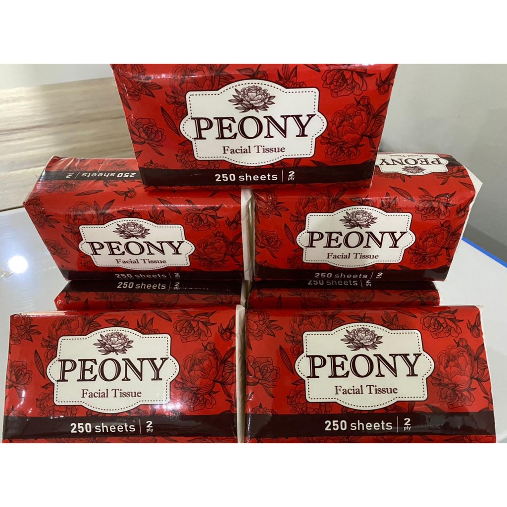 Jual Tisu I Wajah I Peony I Tissue Facial Peony I Tisu Lembut 250