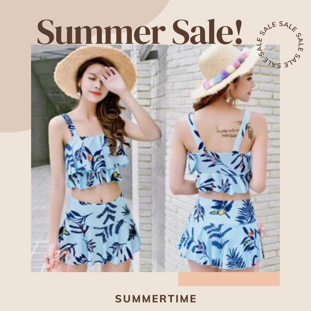 Jual Set Bikini Dengan Model Two Pieces Model Split Shopee Indonesia