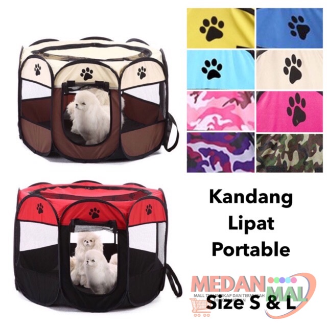 Jual Kandang Lipat Portable Anjing Kandang Lipat Hewan Tenda Anjing