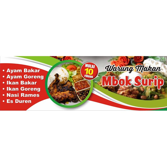 Jual Spanduk Banner WARUNG MAKAN SPANDUK RUMAH MAKAN SPANDUK KEDAI