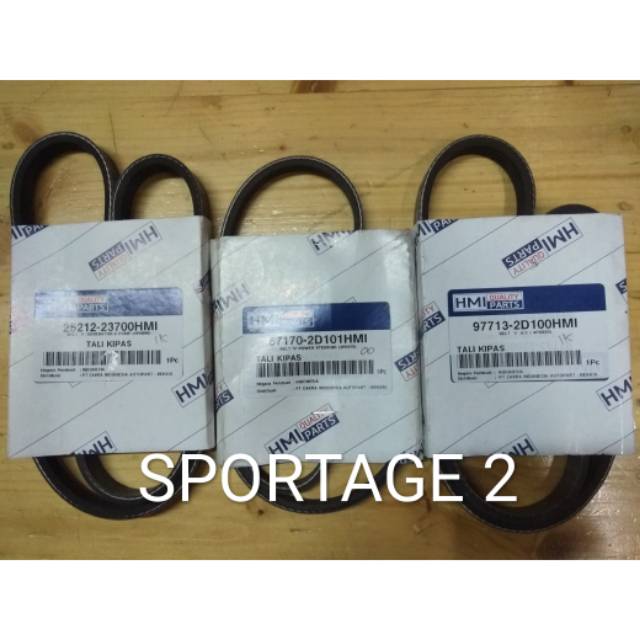 Jual FAN BELT TALI KIPAS SPORTAGE 2 VAN BELT VBELT KIA SPORTAGE 2 ASLI