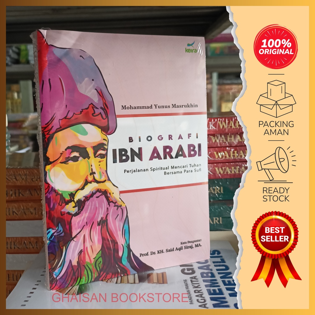 Jual Buku Biografi Ibn Arabi Perjalanan Spiritual Mencari Tuhan