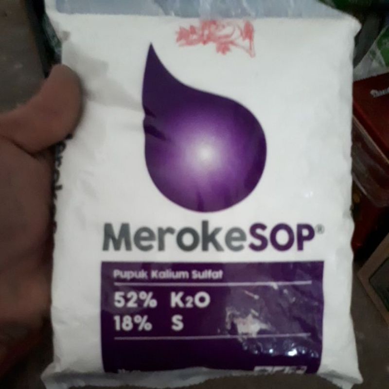 Jual Pupuk MEROKE SOP K2SO4 KALIUM SULFATE Original Pabrik 1kg Shopee