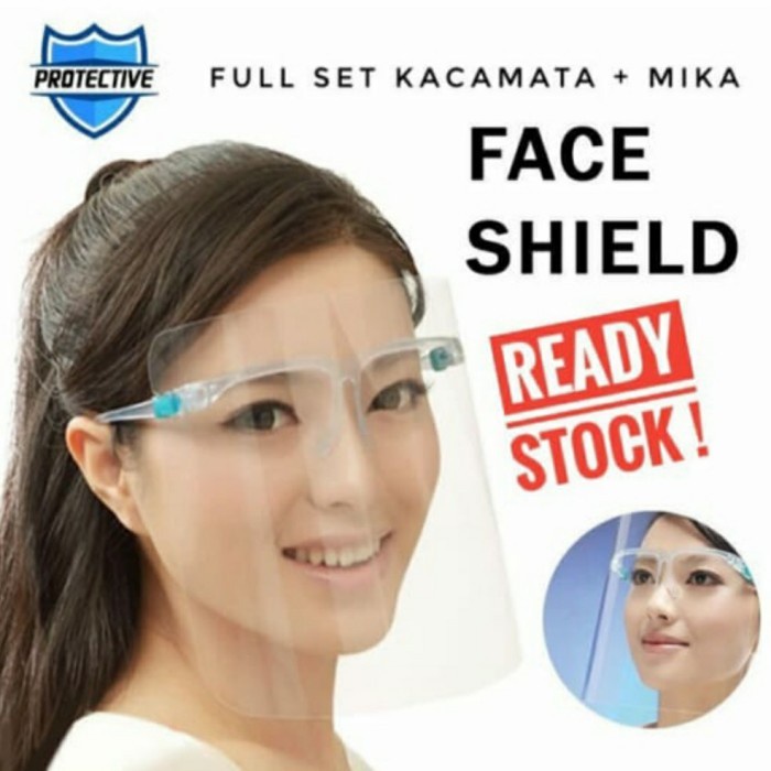 Jual Faceshield Kacamata Nagita Apd Safety Mika Bening Anti Fogging