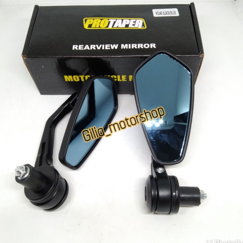 Jual Spion Jalu Oval Bar End Protaper ORI CNC Diamond Kaca Biru Nmax