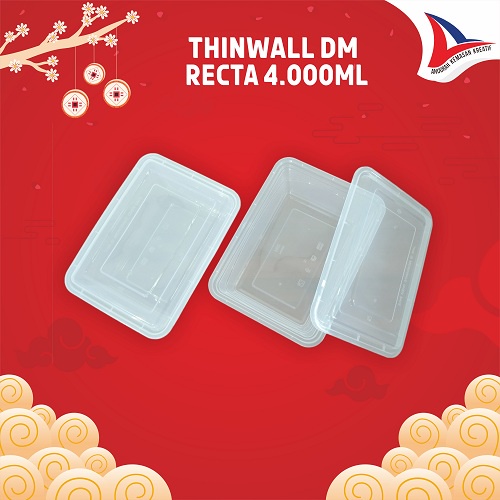 Jual Thinwall Dm Recta Ml Kotak Makan Thinwall Box Pcs