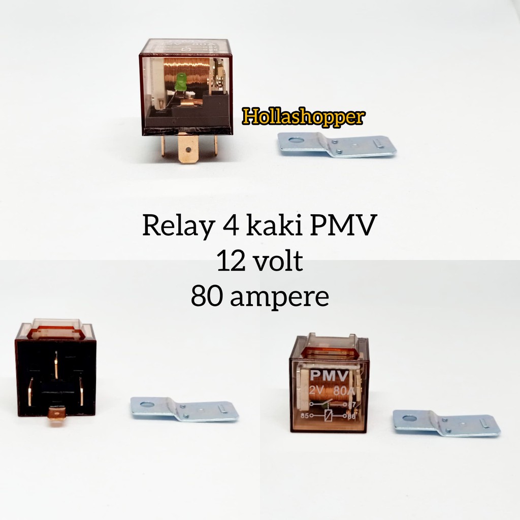 Jual Relay Kaki Pmv Volt Ampere Indikator Led Type Bening