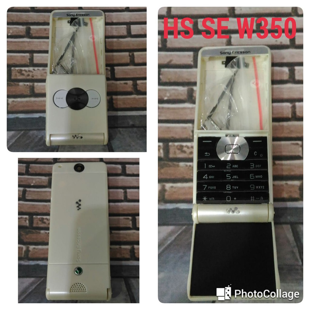 Jual Casing Fullset Tulang Housing Sony Ericsson W350 Original Full