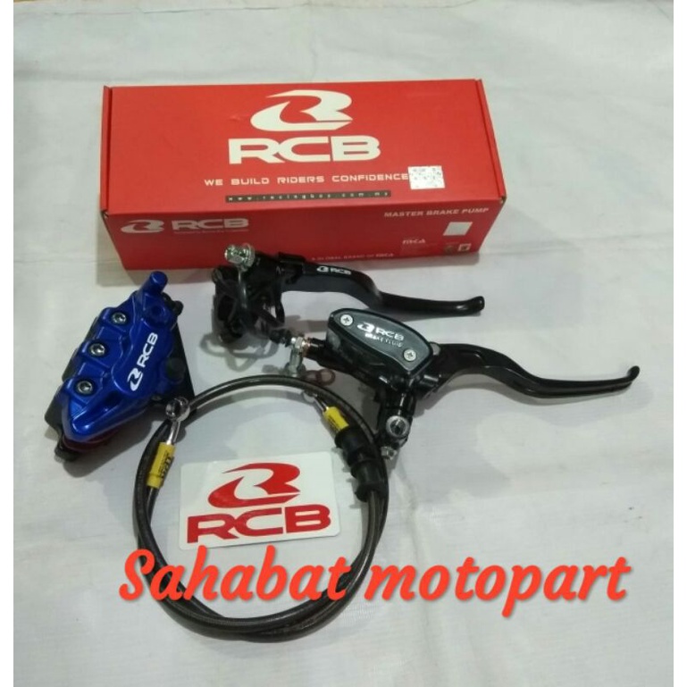 Jual Paket Master Rem Rcb Set Kaliper Depan Rcb Selang Rem Depan Semua