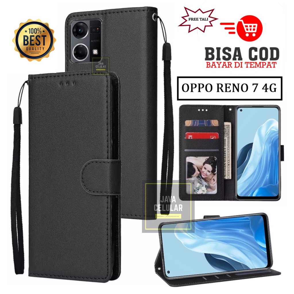 Jual Flip Case Oppo Reno 7 4G New 6 43 Inch Case Wallet Kulit Casing