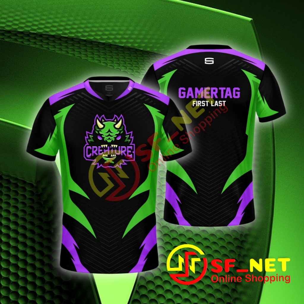 Jual Jersey Baju Kaos Gaming Aov Mlbb Pubg Free Fire Custom Full