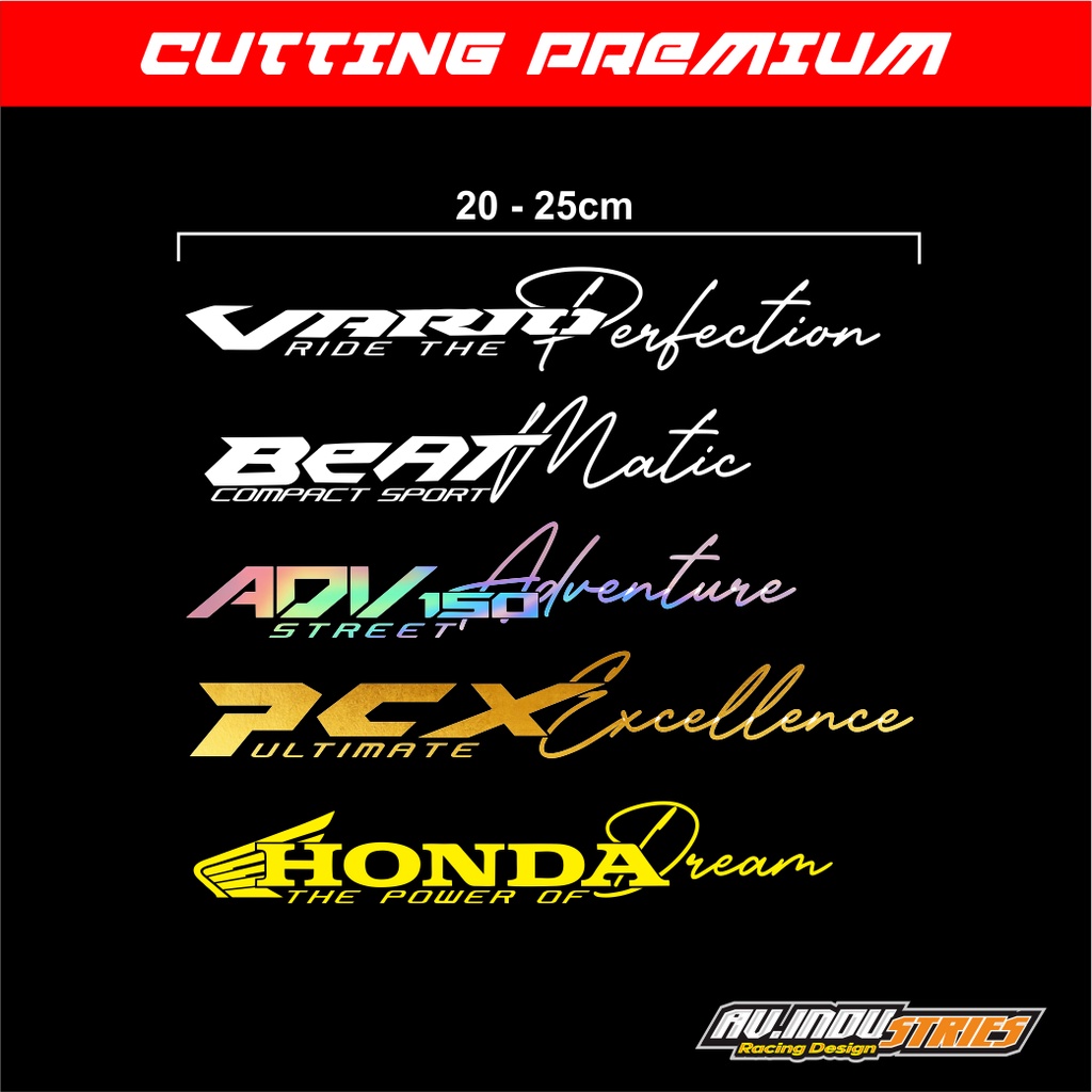 Jual Stiker Variasi Pelan Motor Honda Vario Pcx Beat Adv Dan