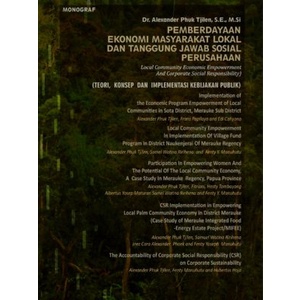 Jual Buku Pemberdayaan Ekonomi Masyarakat Lokal Dan Tanggung Jawab