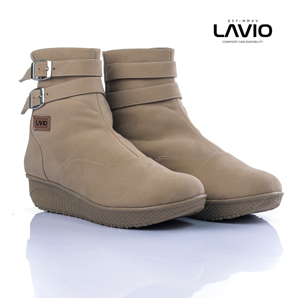 Jual Sepatu Boots Wanita Cewe Keren Korea Kekinian Lavio Maleoo