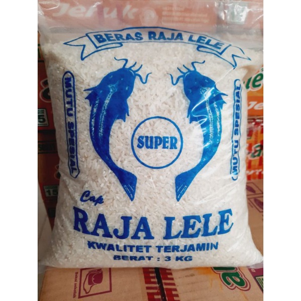 Jual BERAS CAP RAJA LELE 3kg Shopee Indonesia