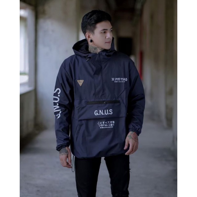 Jual GENIOUS 3D Jaket Cagoule Genious Original Genius Jaket Parasut