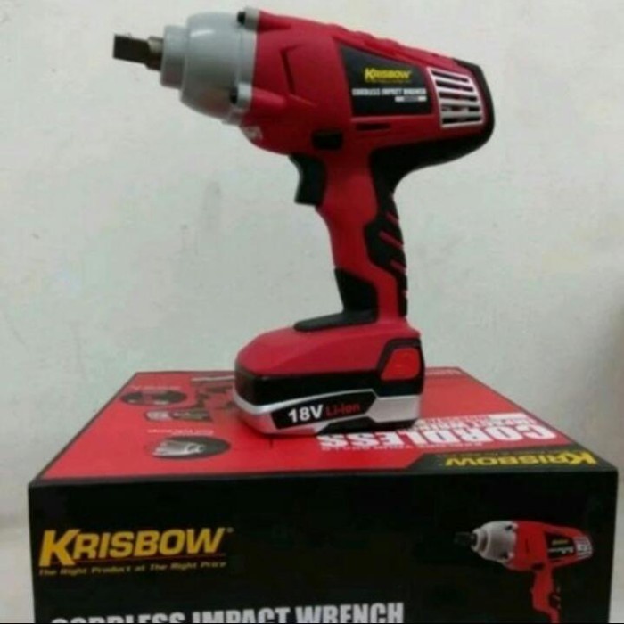 Jual Krisbow Cordless Impact Wrench Alat Pembuka Baut Shopee Indonesia