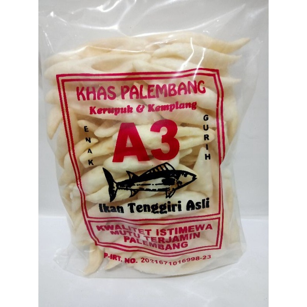 Jual KERUPUK KEMPLANG BUNCIS RASA IKAN TENGGIRI KHAS PALEMBANG 250 Gr