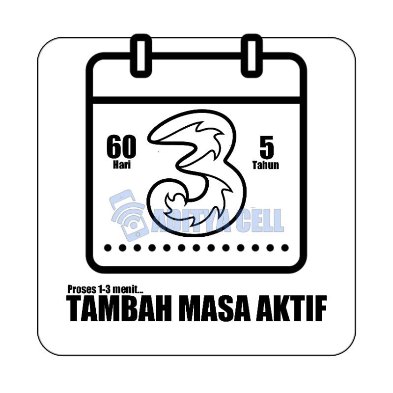 Jual Perpanjang Masa Aktif Tri 60 Hari Sampai 5 Tahun Shopee Indonesia