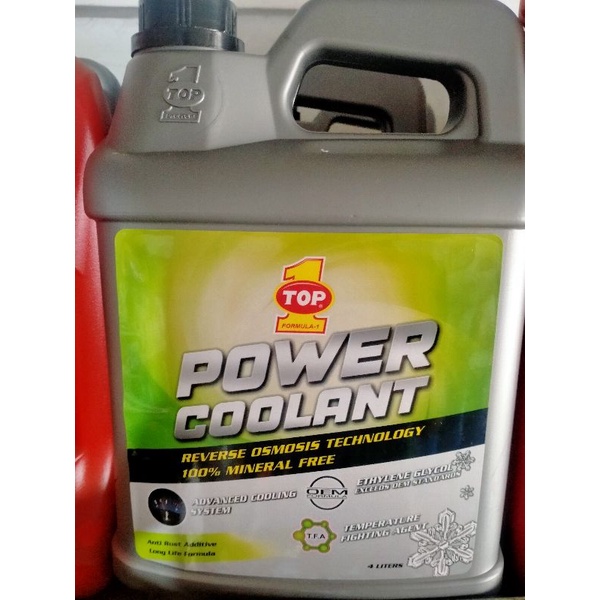 Jual Air Radiator Power Coolant Top One Liter Original Shopee Indonesia