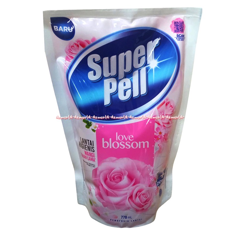 Jual Super Pell Ml Love Blossom Pembersih Lantai Refill Cairan