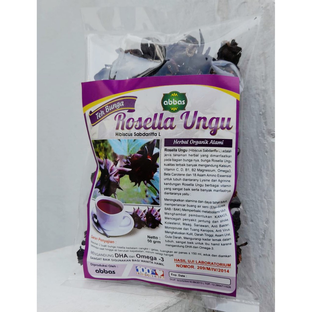 Jual TEH BUNGA ROSELLA UNGU ROSELLA CURAH REBUS TEH BUNGA ROSELA