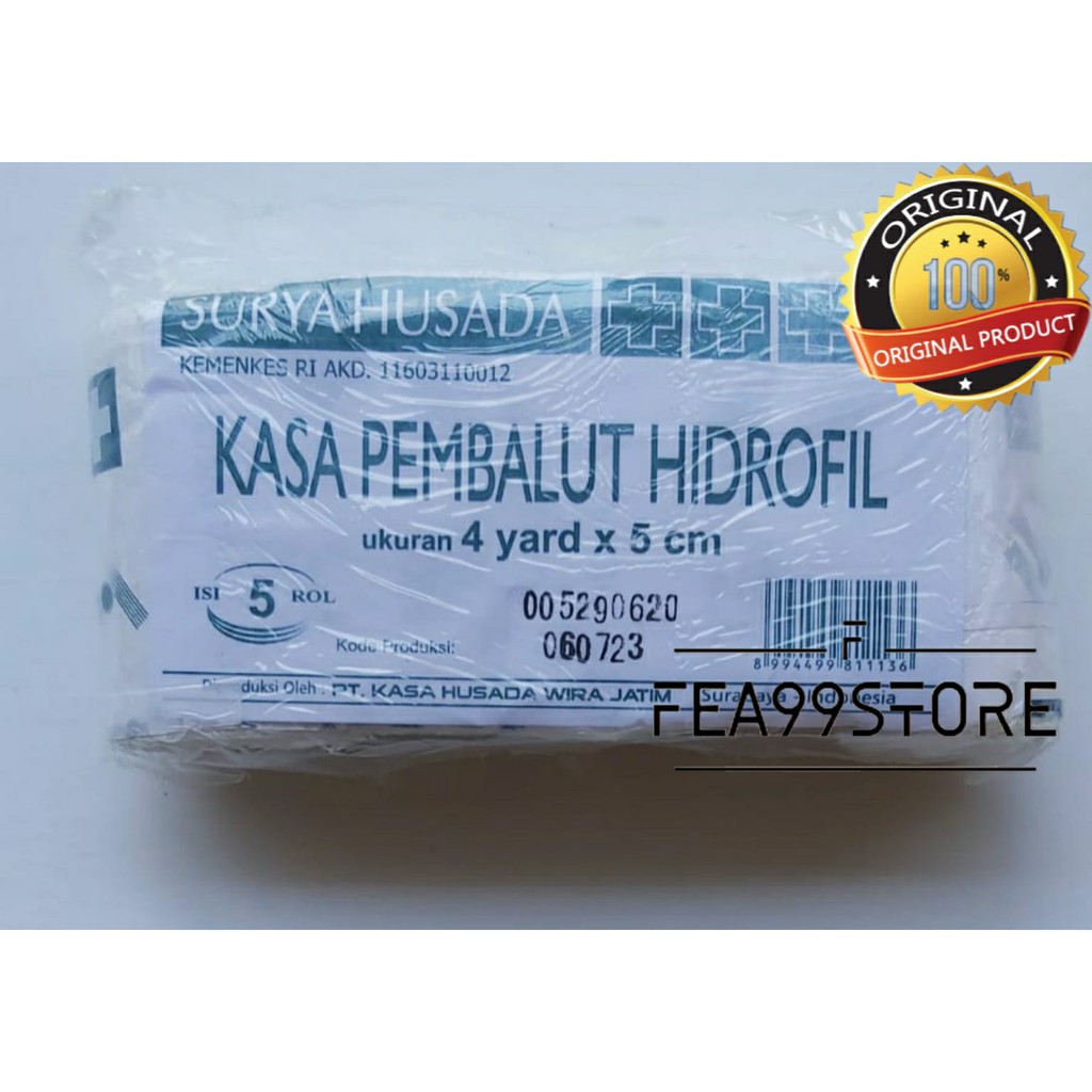 Jual Kasa Steril Hydrofil Verban Pembalut Luka X Cm Sh P K