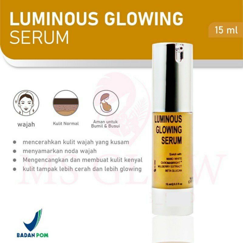 Jual Ms Glow Serum Luminous Glowing Shopee Indonesia