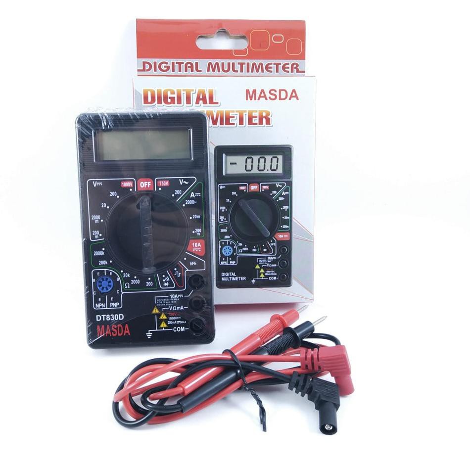 Jual V I Mini Digital Multitester Multimeter Masda Dt D Buzzer Q S