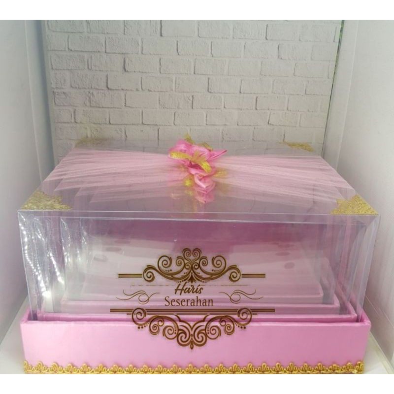 Jual Kotak Seserahan Pernikahan Set Lengkap Isi 4 Box Hantaran Parcel