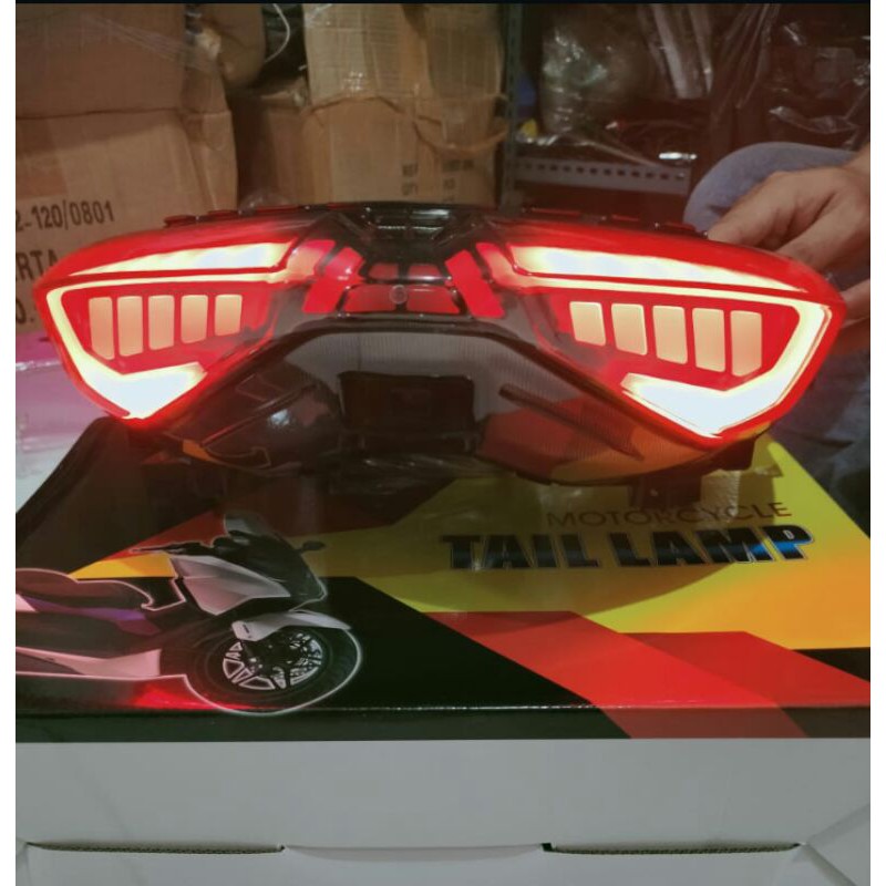 Jual Stoplamp Nmax 2020 Tail Light Led Sen Running Lampu Rem Belakang