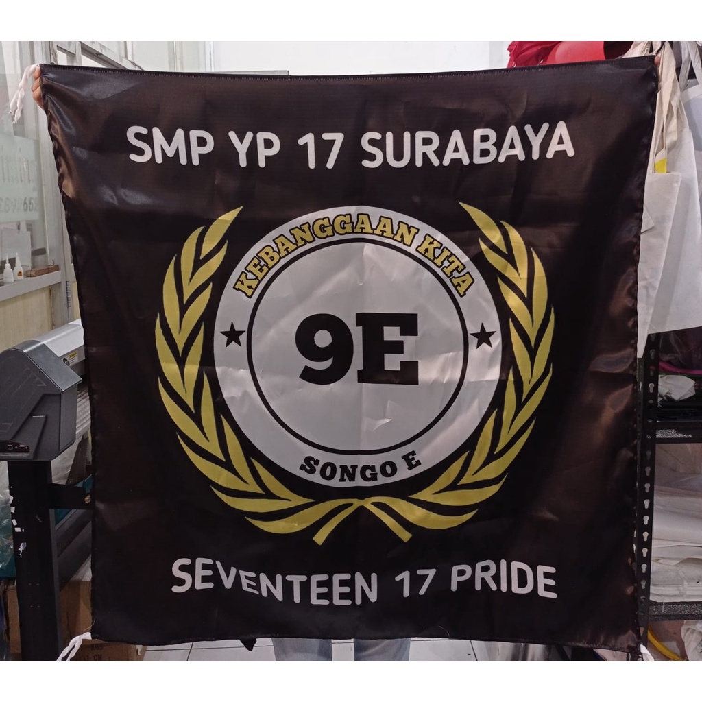 Jual Cetak Bendera Custom Design Bebas Full Printing Cetak Bendera