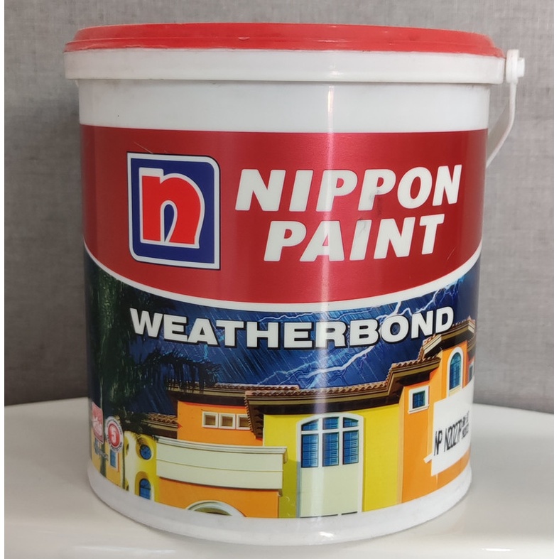 Jual Nippon Weatherbond Pewter Gray Np N P Liter Shopee