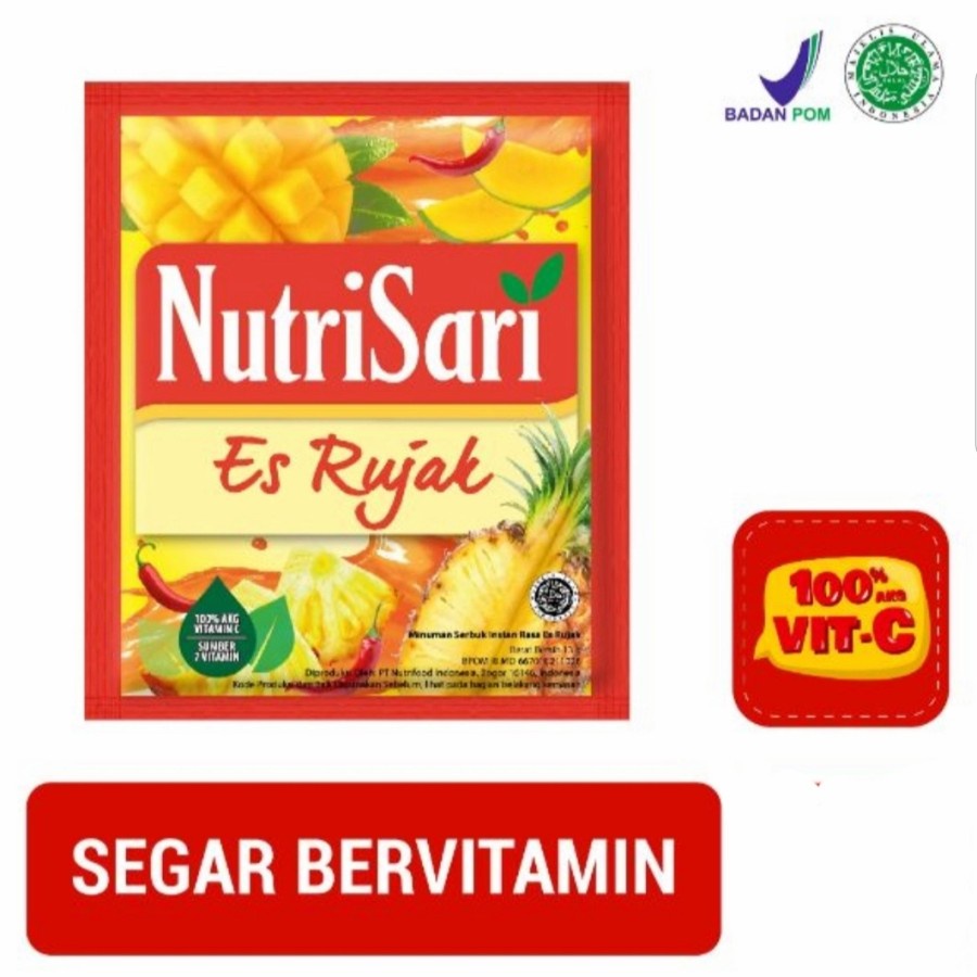 Jual Nutrisari Es Rujak Minuman Buah Vitamin C Sachet Shopee