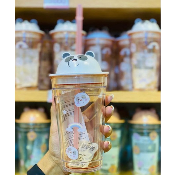 Jual SPECIAL SALE MINISO WE BARE BEARS COLLECTION 4 0 TUMBLER WITH