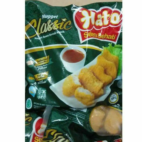 Jual Chicken Nugget HATO Classic 500gr Shopee Indonesia