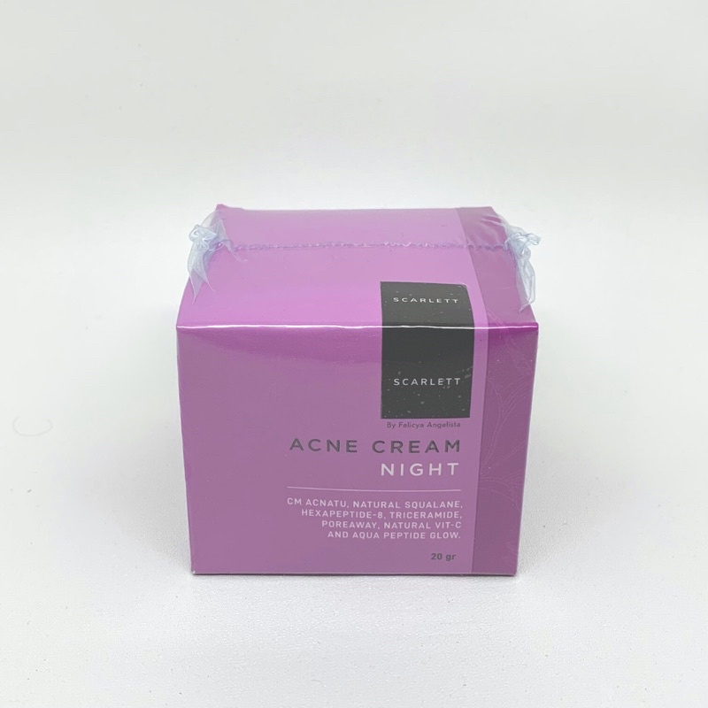 Jual Scarlett Whitening Acne Night Cream Shopee Indonesia