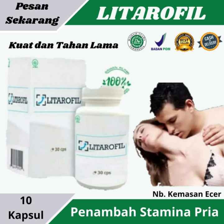 Jual Litarofil Kapsul Asli Suplemen Penambah Stamina Pria Original