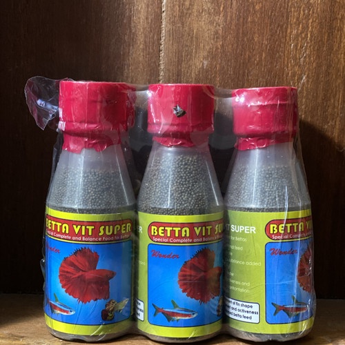 Jual Pakan Ikan Cupang Dan Guppy Super Betta Vit Obat Vitamin Ikan