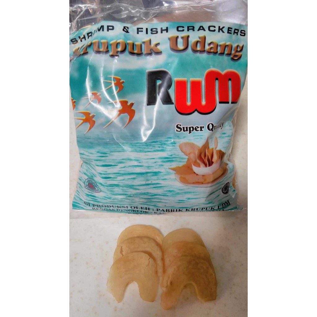 Jual Kerupuk Krupuk Asli Udang Rwm Khas Rengasdengklok Karawang Gram