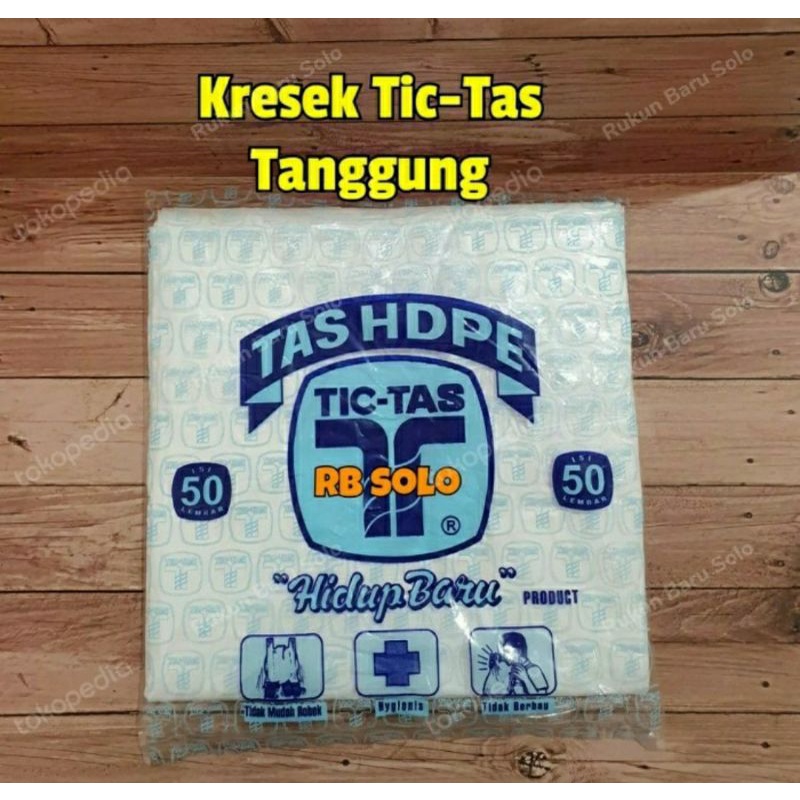 Jual Kresek Tic Tas Putih Cm Hdpe Tanggung Isi Pcs Shopee