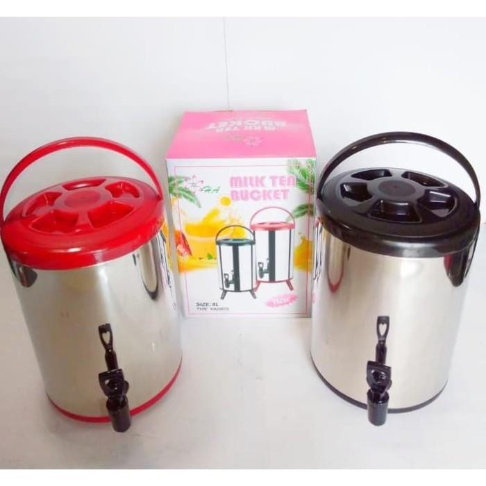 Jual Kalandra Water Jug Drink Jar Milk Tea Bucket Stainless Steel 8