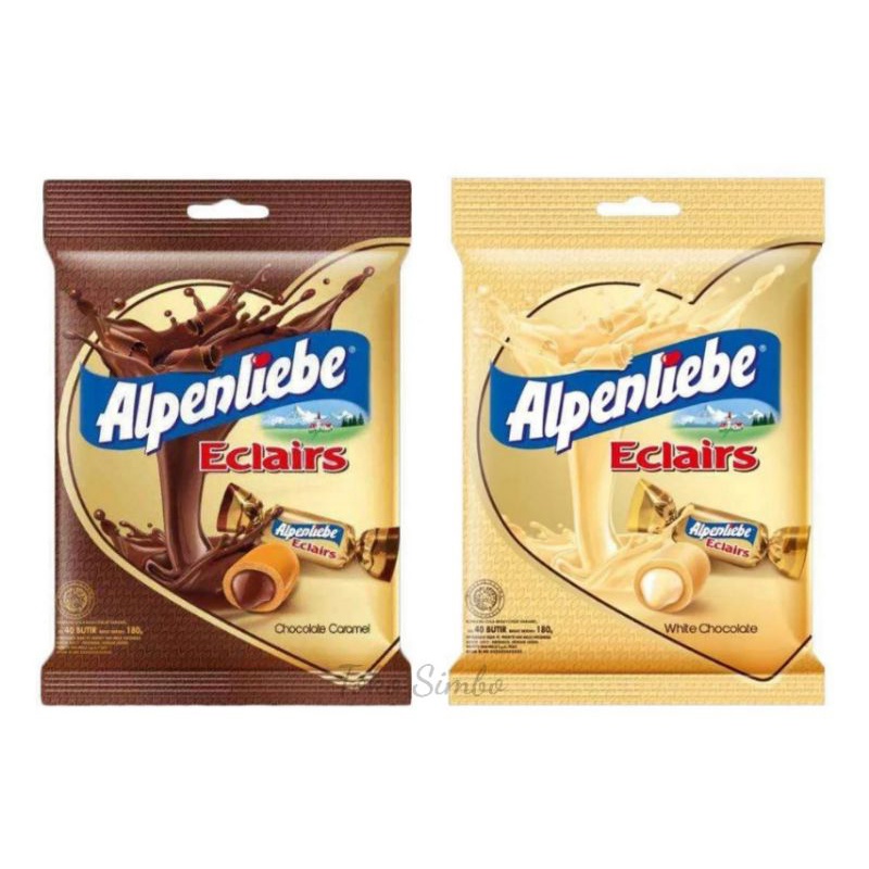 Jual Alpenliebe Eclairs Permen Susu Karamel Coklat Isi Butir Caramel