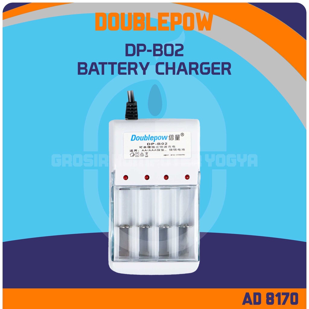 Jual Doublepow DP B02 4 Slot AA AAA Battery Charger Cas Baterai