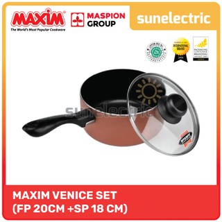 Jual Maxim Pcs Venice Set Panci Wajan Penggorengan Teflon Anti