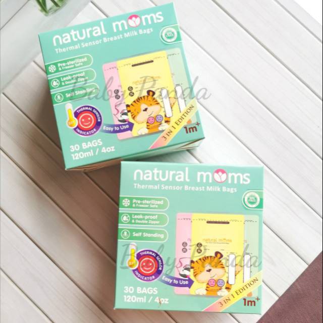 Jual KANTONG ASI NATURAL MOMS 120 ML ISI 30 PCS Natural Mom Mix 120ml