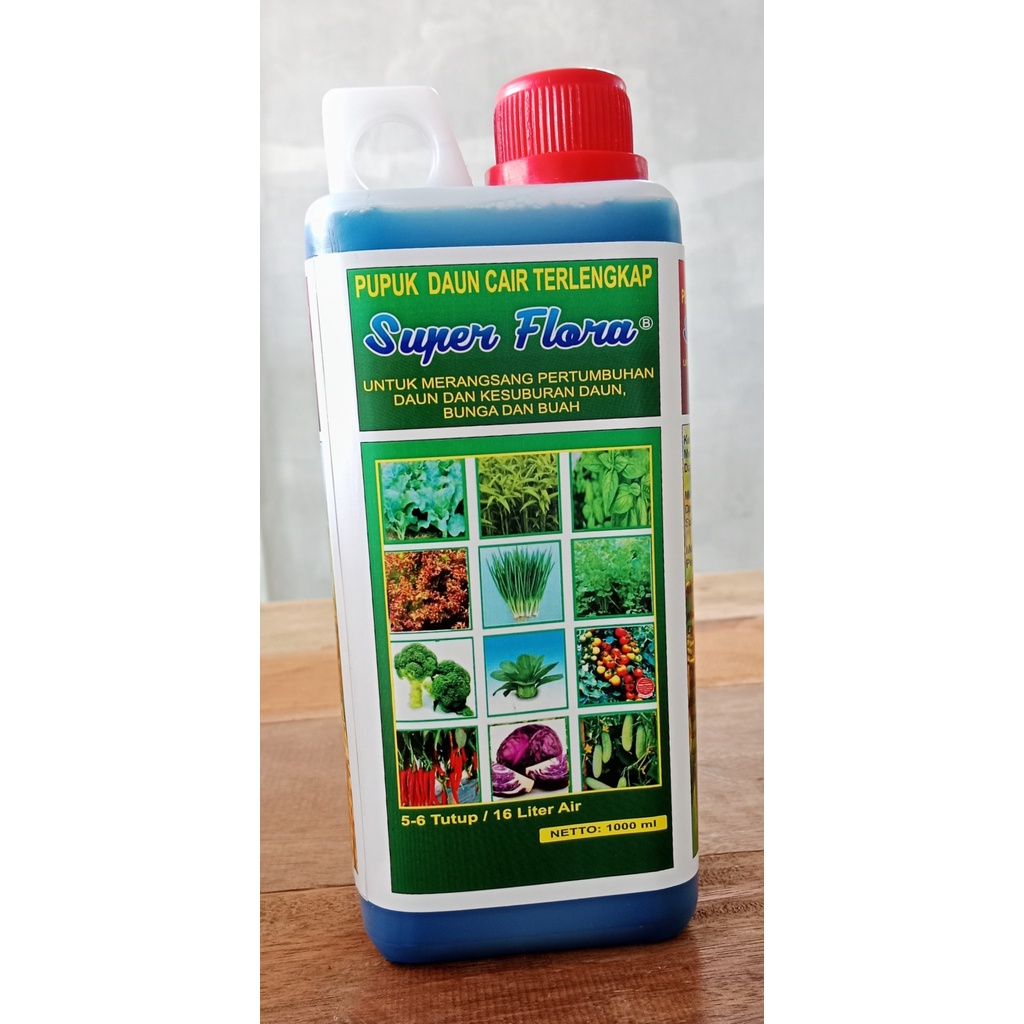 Jual Pupuk Daun Cair Super Flora Liter Murah Shopee Indonesia