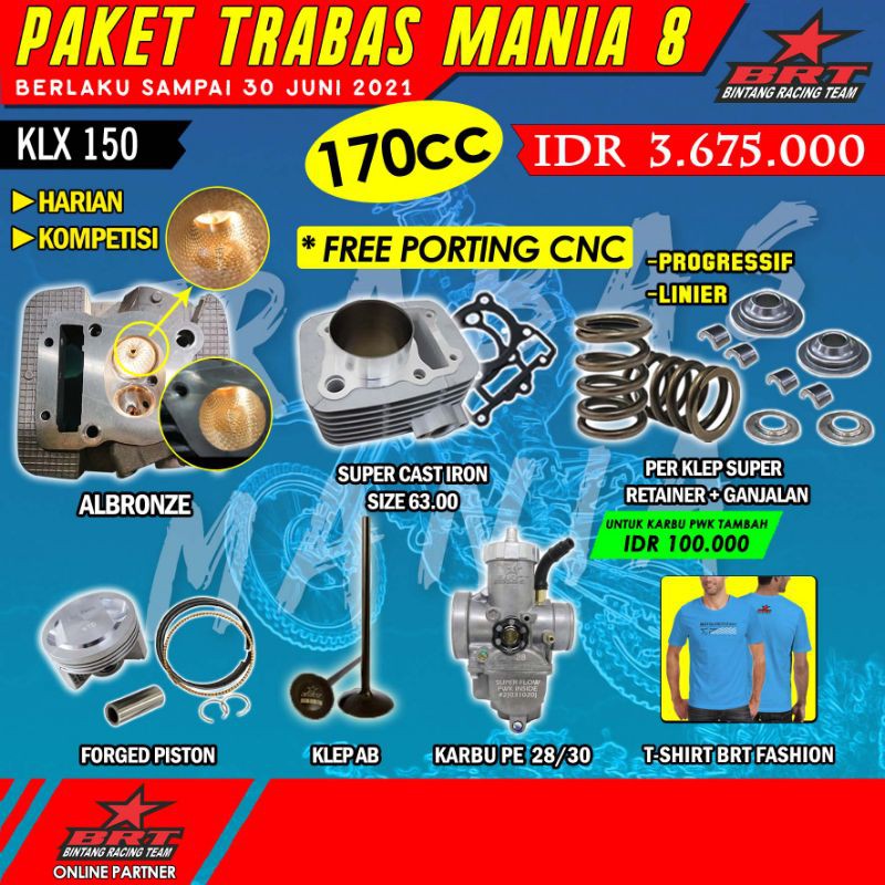 Jual Paket Trabas Mania Brt Klx Shopee Indonesia