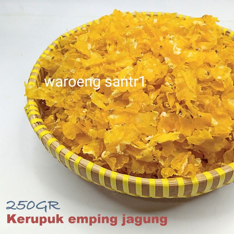 Jual Kerupuk Krupuk Emping Jagung Rasa Original Mentah Renyah Siap